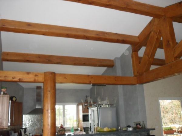 Charpente sur mesure traditionnelle bouc bel air